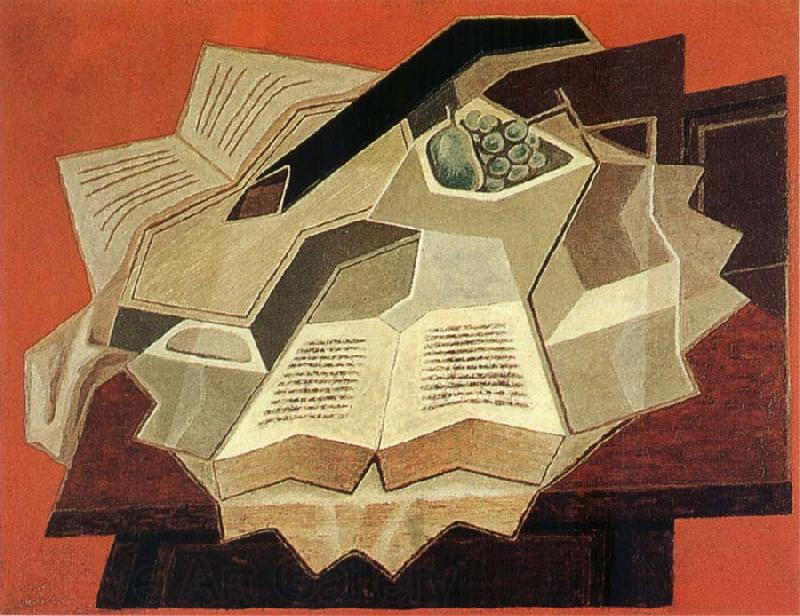Juan Gris The book is opened France oil painting art